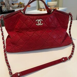 Authentic RARE Iridescent Chanel Tote
